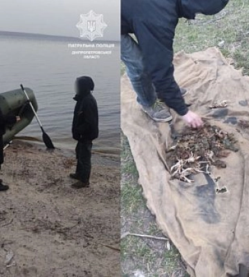 На Дніпропетровщині водний патруль виявив браконьєра