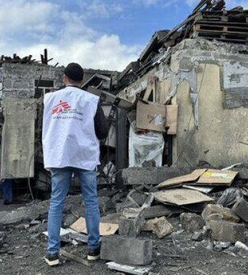 Внаслідок удару РФ по Покровську повністю зруйновано офіс міжнародної організації Лікарі без кордонів — фото