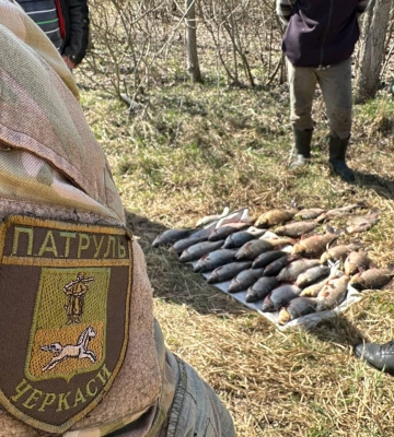 Незаконний вилов риби на Черкащині завдав збитків на 50 тис. грн