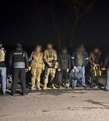 На Одещині знову затримали ухилянтів та їх нелегальних перевізників