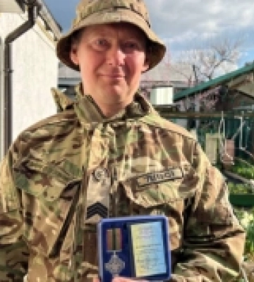 Лучанин Михайло Куніцин отримав відзнаку за оборону Бахмута