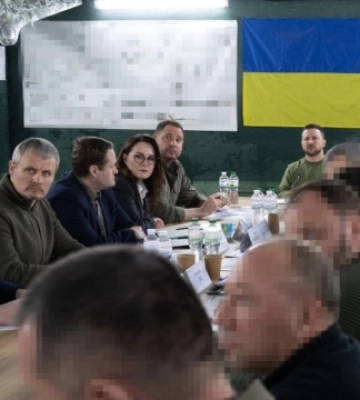 Зеленський на Чернігівщині провів нараду з міністрами й військовими