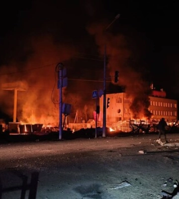 З’явилися фото наслідків атаки БПЛА на Харків