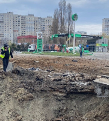 Унаслідок ракетного удару по Харкову пошкоджені будинки, гуртожитки та заклади освіти