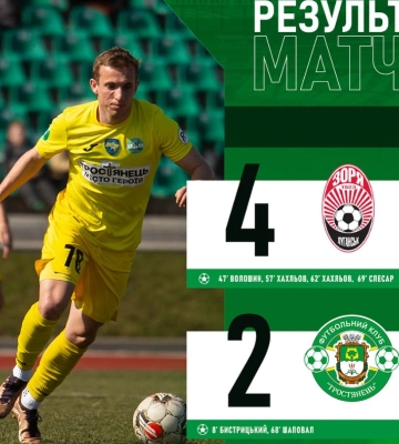 ФК “Тростянець” зіграв із луганською “Зорею”