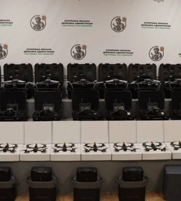 500 нищівних коптерів на 60 мільйонів гривень передаємо Силам оборони на Запорізькому напрямку