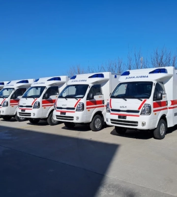 Україна отримала партію автомобілів швидкої допомоги від Південної Кореї