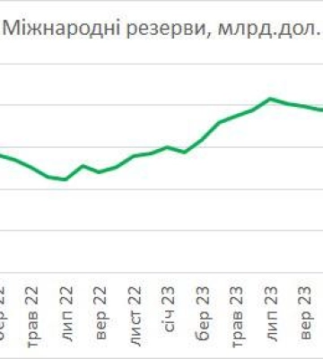 Міжнародні резерви на 1 квітня 2024 сягнули 43,8 млрд. доларів - Гетманцев