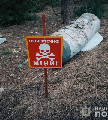 Вибухотехніки поліції Сумщини знищили російські ракети, що не вибухнули