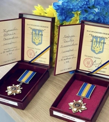 На Волині родинам загиблих Героїв вручили нагороди 