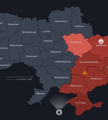 Над Херсонщиною зафіксовано групи російських БпЛА, які прямують на північний захід