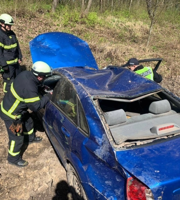 На Волині загорівся автомобіль