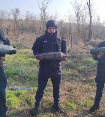 Сапери ДСНС Рівненщини розміновують деокуповані території Херсонської області