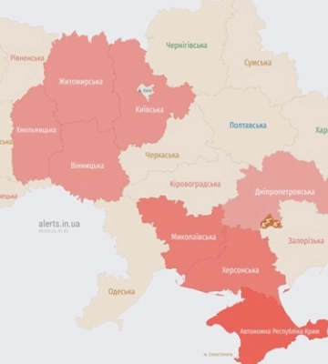 В Киевской области работает ПВО - КОВА