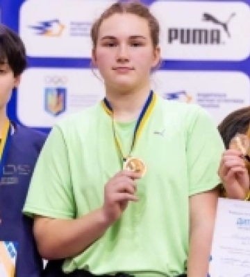 Херсонка Анастасія Касьяненко виборола срібло всеукраїнських змагань із легкоатлетичних метань