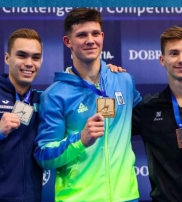 Черкаський гімнаст виборов “золото” та “срібло” Кубка світу