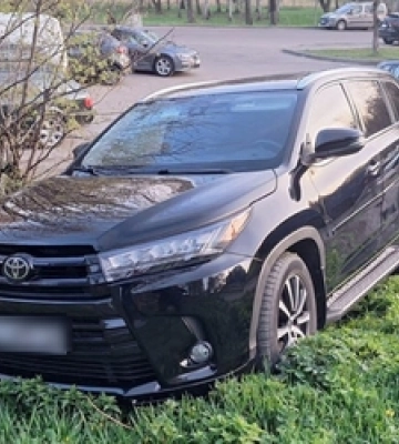 У луцькому парку водії позалишали свої автівки посеред газонів 