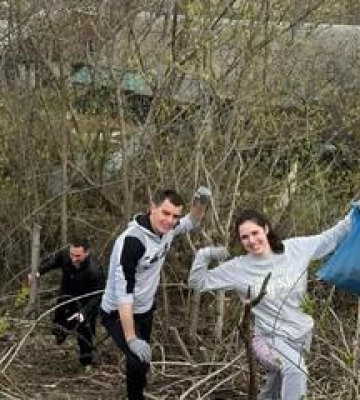 Полтавці взяли участь у прибиранні  міста