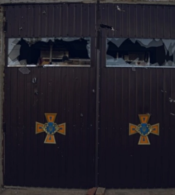 На Сумщині ворог під час обстрілу пошкодив пожежно-рятувальний підрозділ
