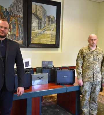 Волинські прикордонники й підрозділи ЗСУ отримали дрони від Луцької громади