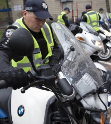 Патрульна поліція Києва отримала партію мотоциклів від німецьких партнерів