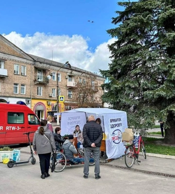 У Нововолинську під час «Ярмарку здоров’я» обстежили понад 120 людей