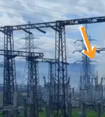 На Львівщині ледь не згоріла електропідстанція (відео)