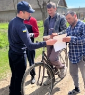 Рятувальники провели рейди по населеним пунктам Маразліївської громади