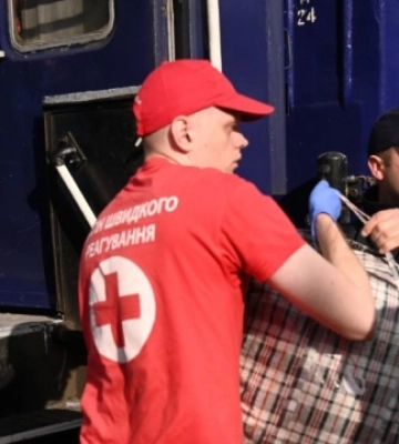 На Рівненщину прибув третій евакуаційний потяг із Донеччини