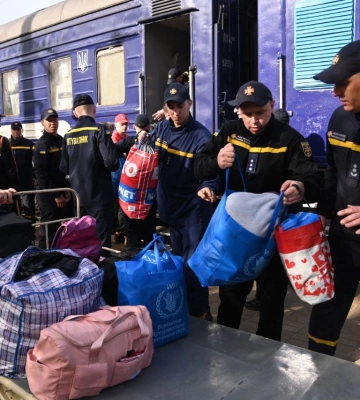 Третій евакуаційний потяг сьогодні прибув на Рівненщину.