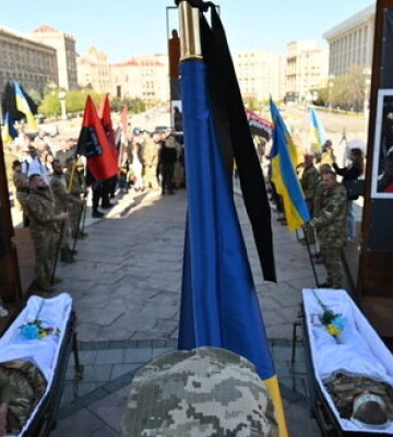 У Києві прощаються з Сергієм Коновалом і Тарасом Петришиним з Тернопільщини