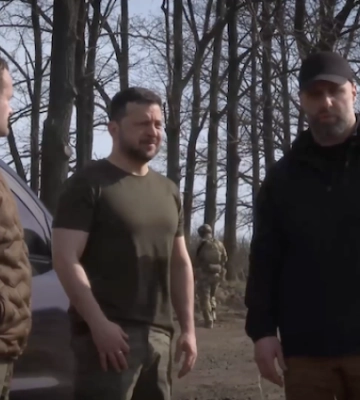 Зеленський приїхав у Харківську область перевіряти фортифікації