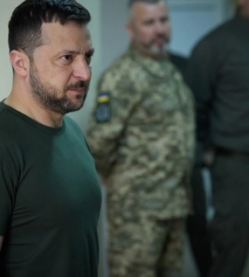 Зеленський ознайомився із ситуацією в зоні відповідальності ОУВ «Харків»