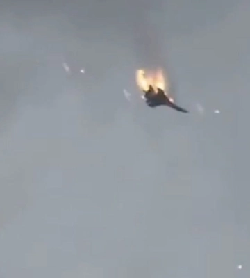 В ВМС подтвердили, что россияне сбили над Крымом свой истребитель Су-27