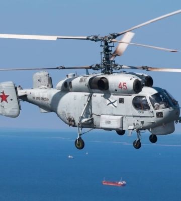В оккупированном Крыму уничтожен российский вертолет Ка-27