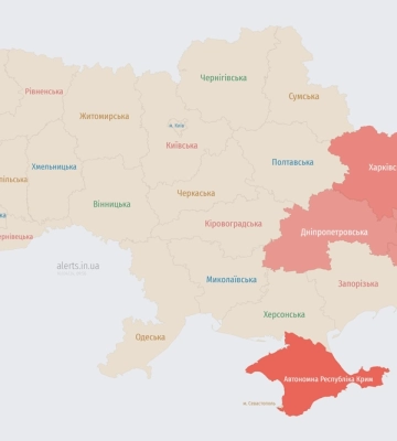 Повітряні сили попередили про ракетну загрозу на Дніпропетровщині