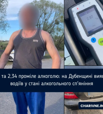 На Дубенщині патрульні спіймали двох нетверезих водіїв
