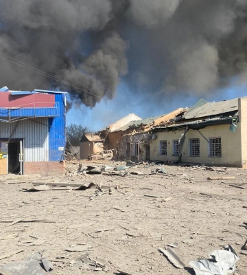 Росіяни випустили дві керовані авіабомби по Вовчанську — зруйнована поліклініка
