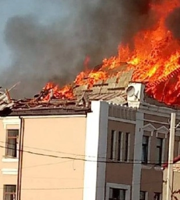 Внаслідок обстрілу Вовчанська повністю зруйнована лікарня