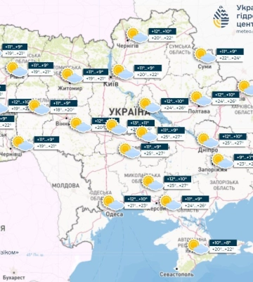 В Україні прогнозують до 28° тепла й мінливу хмарність: якою буде погода у Дніпрі 11 квітня