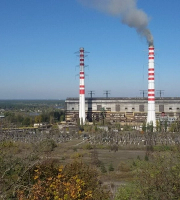 В наслідок нічного удару РФ знищено Трипільську ТЕС