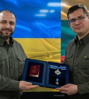 Умєров зустрівся у Києві з новим міністром оборони Литви - говорили про розмінування землі