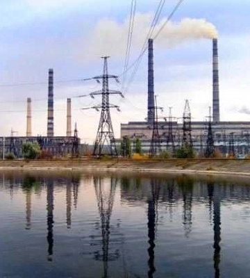 Зруйнована Трипільська ТЕС через ракетний удар рф