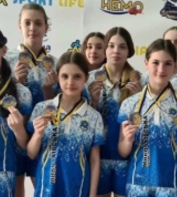 Одеські спортсменки – призерки чемпіонату України з синхронного плавання