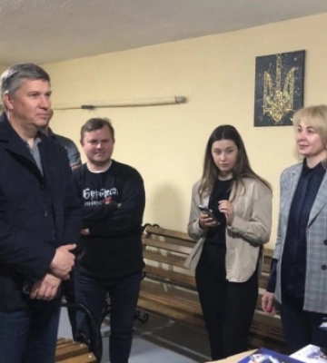 Глава МКІП у Херсоні оглянув букшелтер в укритті