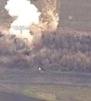 Ворожий ЗРК &quot;Тор-М2&quot; знищено на запорізькому напрямку. ВIДЕО