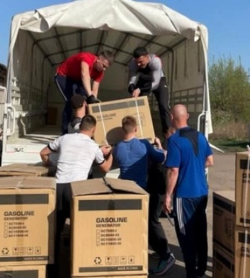 Сумщина передала Харківщині 20 генераторів