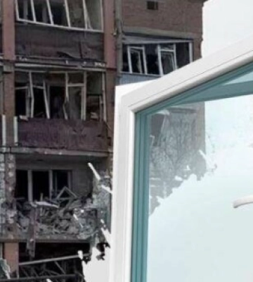 Американська організація в Полтавській громаді встановить вікна на будинки постраждалих від нічної атаки