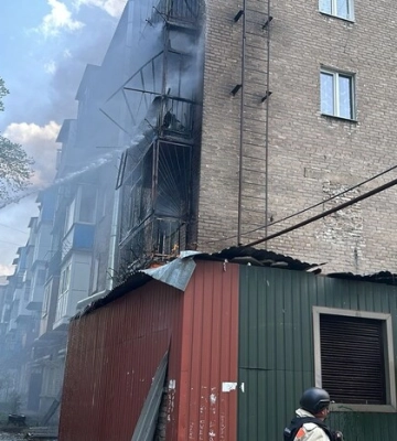 Російські військові обстріляли місто Костянтинівка на Донеччині. Є поранені
