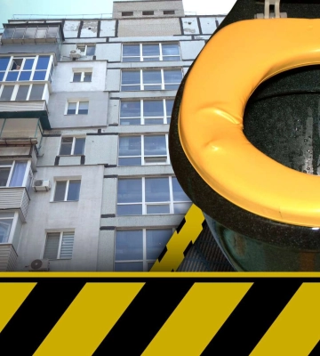 У Дніпрі на Квартальній в будинку під час дощу &quot;фонтанує&quot; унітаз: хто винен і що робити 